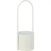 J-Line bloempot - ijzer - wit - large
