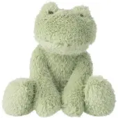 J-Line knuffelbeer Kikker - polyester - muntgroen - small