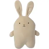 J-Line decoratie Konijn - polyester - beige - small