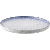 J-Line bord Luna - keramiek - blauw - large