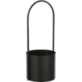 J-Line bloempot - ijzer - zwart - extra large