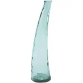 J-Line vloervaas - glas - azuurblauw - small