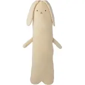 J-Line decoratie Konijn - polyester - beige - large