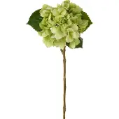 J-Line hortensia Echt Gevoel - kunststof - groen - 4 stuks