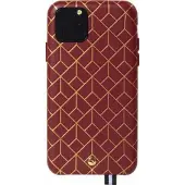 Artefakt Paris , Hoesje geschikt voor iPhone 11 Pro - St Germain Leer met Schouderriem, Bordeaux