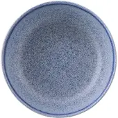 J-Line schaal Luna - keramiek - blauw - medium