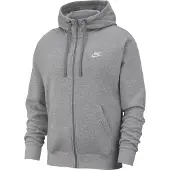 Nike Sweatvest 'Club Fleece' grijs gemêleerd / wit