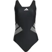 Adidas Sportbadpak grijs / zwart / wit