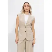 Notre-V Dames Blazers Nv-hilda - Beige - Maat L