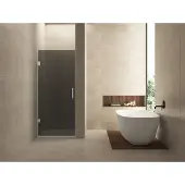 Wiesbaden Nisdeur Less 70x200 cm 8 mm Nano Rookglas Chroom