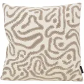 NOVÉE Chenille flow crème | 45 x 45 cm | kussenhoes | velvet/polyester