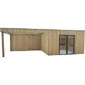 Solid Tuinhuis - Superia Vertico Nazaré - Vuren - Geïmpregneerd - 811,6x304,6x240,5cm