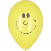 Papstar Smile / Emoticon ballonnen - 10x stuks - Party feestartikelen emoticons
