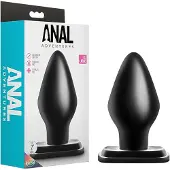 Anal Adventures XL - grote buttplug - siliconen - zwart