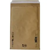 Q-CONNECT luchtkussenenveloppen, bruin, 6-F, 240 x 350 mm, doos van 100 stuks