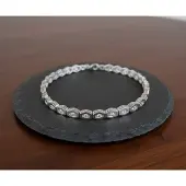 Christian wit gouden schakel armband
