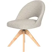 Puur - Misty draaistoel hout - off-white