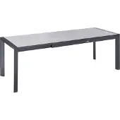 Beliani BINASCO - Tuintafel uitschuifbaar - Grijs - HPL/Aluminium