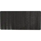 Overig Msv Antislipmat Quadro - Zwart - 36x76cm