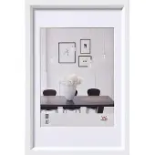 Walther design Steel Style - Kunststof lijst - Fotoformaat 30x40 cm - Wit