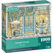 Falcon puzzel Sweet Treats 1000 stukjes kleurrijke legpuzzel.