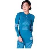 X-Bionic Energy Accumulator 4.0 Lange Mouwen Basislaag Blauw M Vrouw