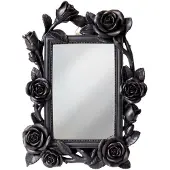 Alchemy - Rose & Vine Mirror (6x4") Black Spiegel - Zwart