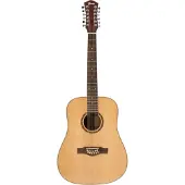 Fazley W95ND Natural 12-snarige akoestische westerngitaar met solid sparren top