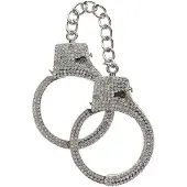 Scala Diamond Wrist Cuffs Silver