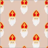 Ambiente Servetten Sinterklaas - 20x stuks - 3 laags - 33 x 33 cm - sint en piet - 5 december - wegwerp servetjes