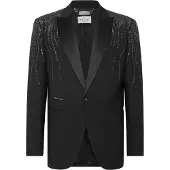 Philipp Plein Blazer Met Één Knoop Slim Fit