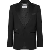Philipp Plein Blazer Met Één Knoop Slim Fit Gothic Plein