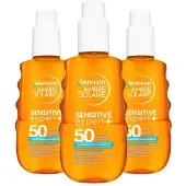 Garnier 3x Ambre Solaire Sensitive Expert+ Spf 50 150 Ml