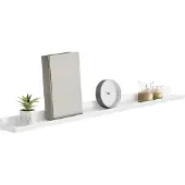Songmics Zwevende fotobalk wit