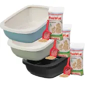 Peewee Startpakket Ecogranda Xxl Zwart - Antraciet 66,5 X 48,5 X 28 Cm