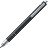 Lamy swift rollerball 334 Antrazit - gemaakt van roestvrij staal in matte lakafwerking - zonder dop met intrekbare clip - Incl. vulling M 66 B blauw