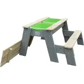 Exit Aksent Zand- Water- & Picknicktafel (1 Bankje) - Watertafel - Zandbak - Hout - Kinderen Buiten