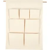 Creativ Company Hangende organiser, h: 46 cm, b: 34 cm, 1 stuk, naturel