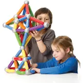 Smartmax Build XXL - Magnetisch Bouwspeelgoed - 70-Delige Bouwset in Opbergbox - Educatief Speelgoed voor Peuters en Kleuters - Vanaf 1 Jaar
