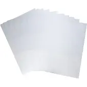 Folia fotokarton zilver glanzend, pak met 10 vel