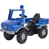 Rolly Toys RollyUnimog Police Junior Blauw/Zwart