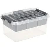Sunware Q-line multibox 6 liter + inzetbakje met vakverdeling