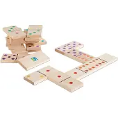 BS Toys Domino in het Groot - Vloerspel - Gekleurd - Extra Groot