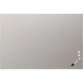 Legamaster Frameless glassboard - rechte hoeken - 90x120 cm - Warm Grey