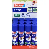 TESA Lijmstok, ecoLogo Stick lijmstift, 20 g, toonbankdisplay
