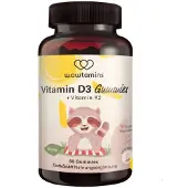 Wowtamins Vitamine D3 + K2 Gummies 60 St Bonbons