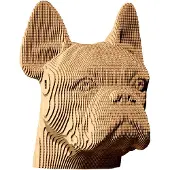 Cartonic - 3D puzzel- Bulldog- 3D- Puzzel- Speelgoed- kinderen- DIY- cadeau- Dieren-hond