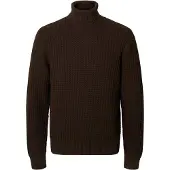 Selected Homme Trui 'SLHTom' donkerbruin