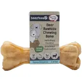 Beeztees Hondenbot Hertenhuid 12 Cm