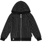 Philipp Plein Sweatvest zwart / zilver